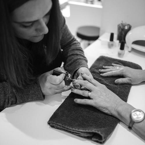 Nail technician at Ben Forrest Your Hairdresser